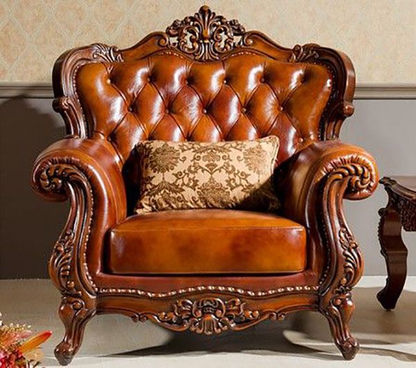ghế sofa đơn hoàng gia tân cổ điển