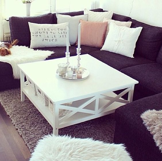 bộ ghế sofa góc phong cách hiện đại màu tím