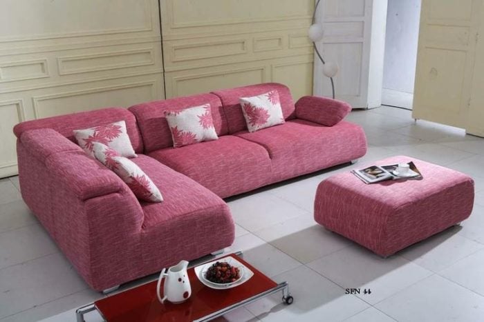 sofa vải bố cho phòng khách