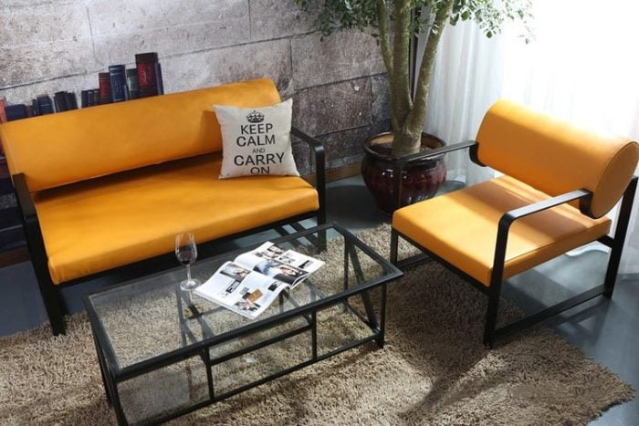 Sofa cafe diện tích nhỏ ưu tiên sự cơ động và nhỏ gọn