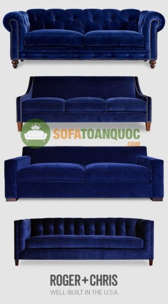 sofa văng kiểu dáng nhỏ gọn bọc vải