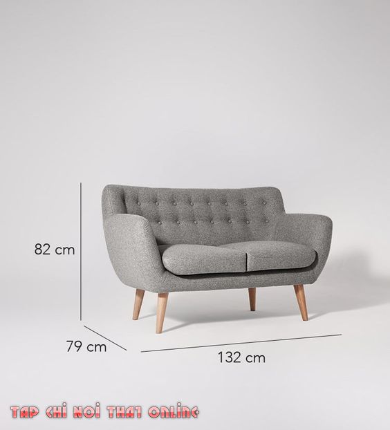 ghế sofa đơn dài phòng ngủ